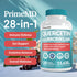 28-in-1 Quercetin with Bromelain Supplement - Quercetin 500mg Capsules for Daily Immune Defense Support - Quercetin with Vitamin C and Zinc for Ad...