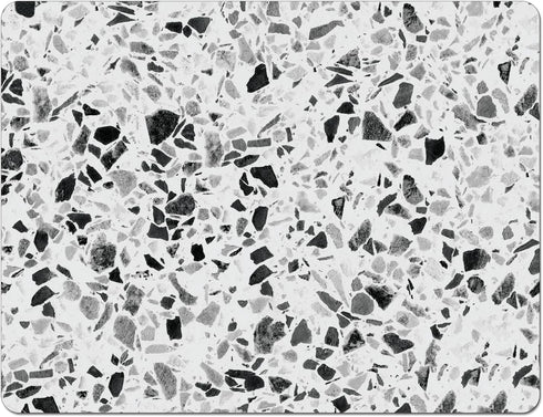 Cut N' Funnel Terrazzo Designer Flexible Plastic Cutting Board Mat 15" x 11.5", Made in the USA, Decorative, Flexible, Easy to Clean...