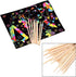 Kare & Kind 100 PCS Bamboo Stylus for Scratch Art - Engraving Tool for Scratch Pads for Arts, Crafts, DIY Items - Also for Painting, Drawing......