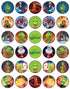 30x Christmas Green Cartoon-Themed Edible Cupcake Toppers – Fun Grocery Cake Decor | Wafer Sheet...
