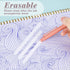 BAYTORY 8Pcs Retractable Erasable Gel Pens, 4 Blue & 4 Black Ink 0.5 mm Fine Point with Cute Eraser, Smooth Write Quick Dry School Office Note Tak...