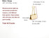 Gold Binder Clips Mini Metal Clamp 3/5" / 0.6-inch / 15-mm (Golden, 40-Count)...