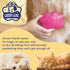 Small 4" Dog Pet Hair Massaging Brush Grooming Tool for Cats Dogs Long or Short Hair Raspberry Pink...