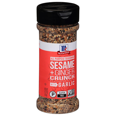 McCormick Sesame and Ginger Crunch with Garlic All Purpose Seasoning, 4.77 oz...