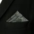 SHLAX&WING Unique Grey Pocket Square for Men Camo Camouflage 12.6 inches...