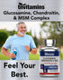 Glucosamine, Chondroitin, & MSM (4000 MG - 240 Capsules) for Men & Women | Joint Support Supplement Complex* | More Than Triple Strength! | Non-GM...