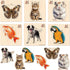 QUOKKA Realistic Wooden Puzzles for Toddlers 1-3 Year Old - 15x15 Inches Kids Puzzles Ages 2-4 - Birds, Animals, Fish, Butterfly Montessori Toddle...