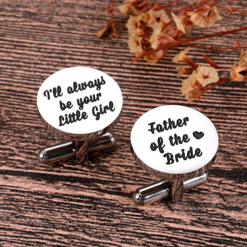 Dad Gifts from Daughter Son Wife Summer Gifts for Dad Fathers Day Cufflinks for Dad Wedding Father of the Bride Cufflinks Gifts from Daughter Son ...