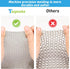 Cast Iron Scrubber, 4''x4'' 316L Stainless Steel Fine Mesh Scraper, Upgraded 3.8mm Chainmail Scrubber, for Pre-Seasoned Pot Dutch Oven Waffle Make...