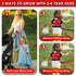 Lehoo Castle Toddler Leash for 1-5 Years, Baby Safety Harness for Girls with Anti-Lost Key Lock & Adjustable Strap, 3-in-1 Wrist Leash and Kids Ba...