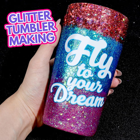 LEOBRO Holographic Chunky Glitter, Set of 32 Colors, Craft Glitter for Resin, Crafts Tumblers Nails Body, Christmas Halloween Sequins Flakes for A...