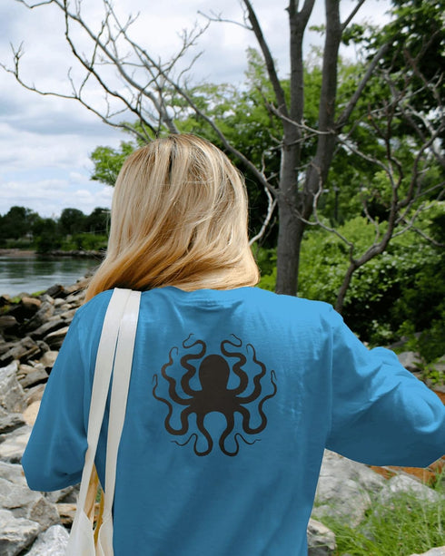 Reusable Octopus Cthulhu Squid Stencil 11" x 8.5" - Durable, Versatile Crafting Tool...