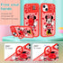 Joyleop (2in1 for iPhone 14 Case Cartoon Cute for Girls Women Teen Kids Girly Phone Covers Fun Unique Kawaii Pattern Design with Slide Camera Cove...