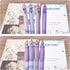 BAYTORY 8Pcs Cute Retractable Erasable Gel Pens, Blue and Black Ink Pen with Eraser Clear, Smooth Writing Comfortable to Use for Note Taking Marki...