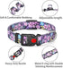 Cute Floral Dog Collar for Small Medium Large Dogs,Girl Female Dog Collars Soft Patterns Adjustable Pet Collar with Quick Release Safety Buckle fo...