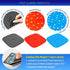 Reusable Silicone Air Fryer Liners with Air Fryer Magnetic Cheat Sheet, Easy Clean Air Fryer Accessories, Non Stick, AirFryer Accessory Parchment ...
