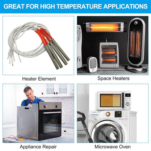 PATIKIL 32.8Ft 18AWG Electronic Wire, -30 to 200 Degrees Celsius Insulated High Temperature Resistant Electrical Flexible Silicone Cable for Lamp ...