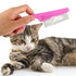 Pet Hair Comb Tear Stain Removal,2 Pack Multifunctional Pets Grooming Comb Kit 2 in 1 Dog Combs Stainless Grooming Massage Dual-Sided Comb for Kno...