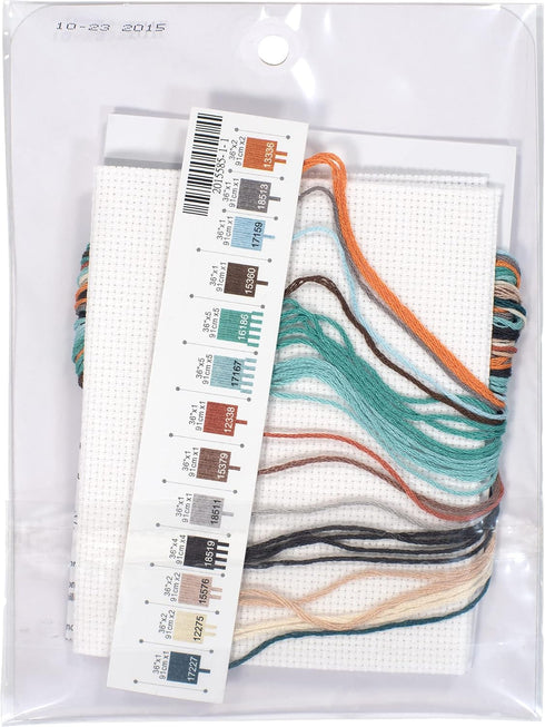 Dimensions 70-65222 Life is Better with Cats Counted Cross Stitch Kit for Beginners, 14 Cnt. White Aida, 5" x 7"...