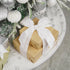 MEEDEE White Crushed Velvet Ribbon 2.5 Inch Velvet Wired Ribbon Crushed Velvet Christmas Ribbon 10 Yards White Velvet Ribbon for Christmas Tree De...