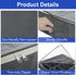 Surblue Under Bed Shoe Storage Organizer Underbed Shoes Closet Storage Solution 2 Metal zippers and 3 Handles with Clear Cover for Men's and Women...