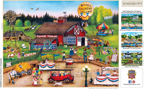 Masterpieces 750 Piece Jigsaw Puzzle for Adults and Family - Country Pickens - 18"x24"...