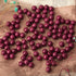 200pcs 8mm Natural Sandalwood Round Beads Gorgeous Craft Handmade Polished Spacer Mala Pray Beads with Elastic Cord for Bracelets DIY Rosary Tasbi...