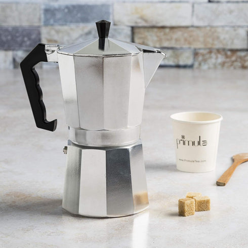 Primula Classic Stovetop Espresso and Coffee Maker, Moka Pot for Italian and Cuban Café Brewing, Greca Coffee Maker, Cafeteras, 9 Espresso Cups, S...