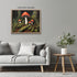 Posterizer 1 pcs-cute mushrooms in the wild-oil painting style 4-Floral & Botanical Art-Landscape & Nature Art-Decor for Home & Office- unframed w...