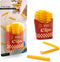 Fries Clips: 12 Cute French-Fries-Shaped Bag Clips to Seal Opened Food Packages | Fun Bag Clips for Food in a Magnetic Box to Always Be at Hand | ...