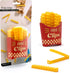 Fries Clips: 12 Cute French-Fries-Shaped Bag Clips to Seal Opened Food Packages | Fun Bag Clips for Food in a Magnetic Box to Always Be at Hand | ...