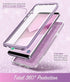 i-Blason Cosmo Series Case for Galaxy S9 (2018 Release), Slim Full-Body Stylish Protective Case with Built-in Screen Protector (Purple)...