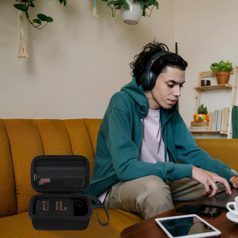 Carrying Case for JBL Go 3 / JBL Go 4 Portable Bluetooth Speaker, Waterproof Dustproof Speaker Storage Holder, Wireless Compact Speaker Travel Pro...