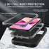 for iphone 13 Mini Case, Military Grade 3 in 1 Heavy Duty Shockproof/Drop Proof/Dust Proof Case with 2Pcs Tempered Glass Screen Protector (Black/G...