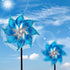 Hausse 10 Pack Reflective Pinwheels with Stakes, Extra Sparkly Pinwheel for Garden Decor, Bird Repellent Devices Deterrent to Scare Birds Away fro...
