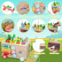 Toddlers Montessori Wooden Educational Toys for 1+, 2, 3, 4, 5 Years Old, 10 in 1 Carrot Pulling Baby Toy for Boys,Girls,Kids with Animal Shape So...
