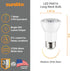 Sunlite 80124 LED PAR16 Long Neck Recessed Spotlight Bulb, 7 Watt, (75W Halogen Replacement), 500 Lumens, Medium (E26) Base, Dimmable, ETL Listed,...