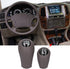 Gear Shift Knob, 5 Speed Manual Gear Shift Knob Lever Fit for 4Runner/Hilux/Land Cruiser Prado 33504-20120-C0(Brown)...