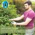 VIVOHOME Gardening Hand Pruner with Straight Stainless Steel Blades Non-stick Pruning Shear Bonsai Cutter Blue for Potting (Pack of 2)...