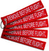 AIXEPA 5x Remove Before Flight Red/White Key Chain 5.5" x 1" by (5 Pack)...