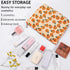 2Pcs Daisy Flower Makeup Bag Travel Cute Cosmetic Bags for Women Large Floral Makeup Pouch Zipper Cosmetic Pouch Set for Purse Aesthetic Corduroy ...