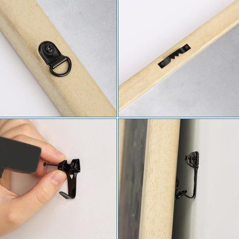 Mr. Pen- Picture Hanging Kit, 220pc, Black, Picture Hangers, Nails for Hanging Pictures, Wall Hangers, Picture Hanging, Picture Hanging Hooks, Fra...