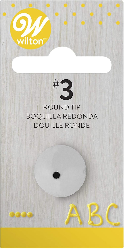 Wilton Decorating Piping Tip, No 3 - Round...