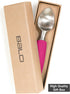 BALCI Ice Cream Scoop - Heavy Duty Stainless Steel Icecream Scooper With Non-Slip Rubber Grip - Professional Metal Ice-Cream Spade - Dishwasher Sa...