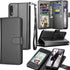 Galaxy A50 Case, Galaxy A30S / A50S / A50 Wallet Case, Luxury Cash Credit Card Slots Holder Carrying Folio Flip PU Leather Cover [Detachable Magne...