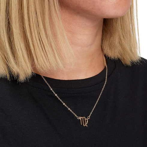 Zodaca Virgo Zodiac Necklace and Bracelet, Astrology Jewelry Sets for Women...