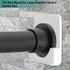 Shower Curtain Rod Holder for Wall Mount | Adhesive Shower Tension Rod Retainer for Tile | No Drilling | Stick On | 2 Pack, White (Shower Curtain ...