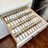 Clear Acrylic Spice Drawer Organizer, 4 Tier- 2 Set Expandable From 13" to 26" Seasoning Jars Drawers Insert, Kitchen Spice Rack Tray for Drawer/C...