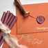 UNIQOOO Plum Vintage Rose Glue Gun Sealing Wax Sticks for Wax Seal Stamp - Great for Wedding Invitations, Cards Envelopes, Snail Mails, Wine Packa...