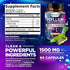 Psyllium Husk Capsules 1500mg - Fiber Supplement - Natural Soluble Fiber Pills with Psyllium Husk Powder - Supports Digestive Gut and Colon Health...